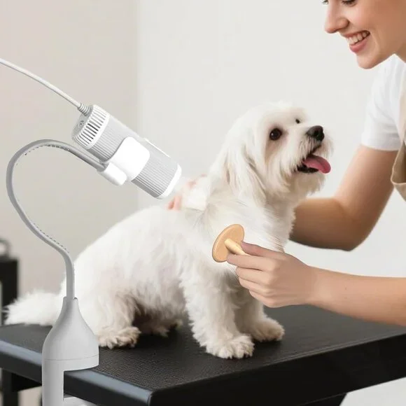 Pet Grooming Dog Hair Dryer Water Blowing Machine Neck Hanging Free Your Hands Grooming